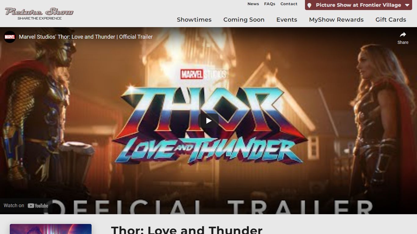 Thor: Love and Thunder | Picture Show Entertainment Prescott | Movie ...